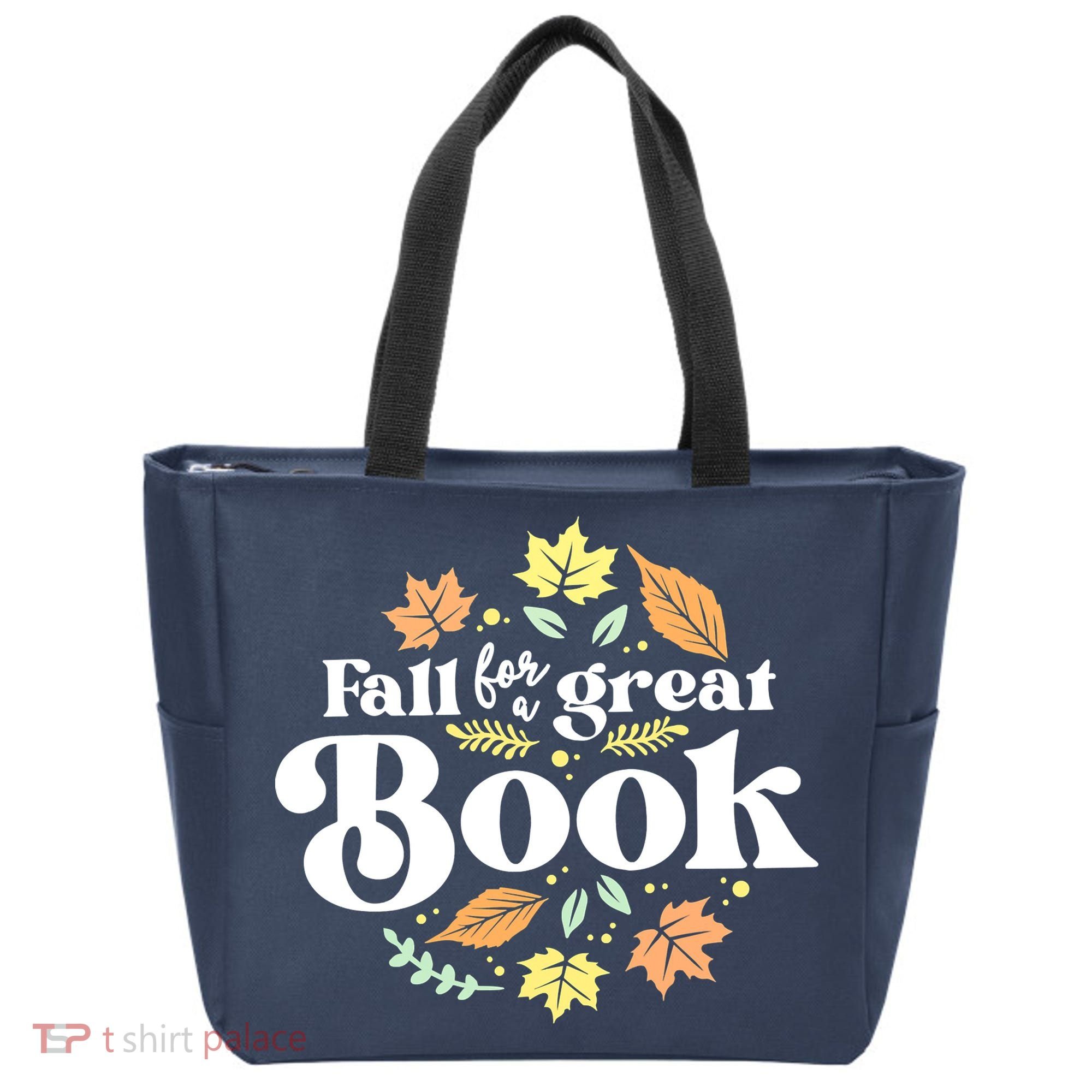 Fall For A Great Book Reading Librarian Autumn Teacher Tote Bag