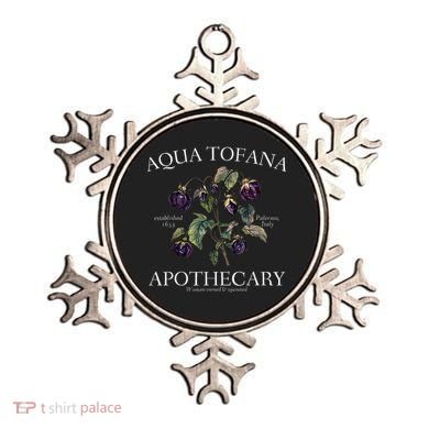 Funny Feminist Aqua Tofana Apothecary Vintage Ornament