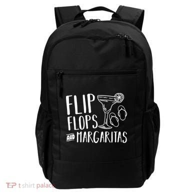 Flip Flops And Margaritas Funny Beach Summer Vacation Cool Gift Backpack