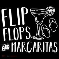 Flip Flops And Margaritas Funny Beach Summer Vacation Cool Gift Women's Hoodie thumb 2