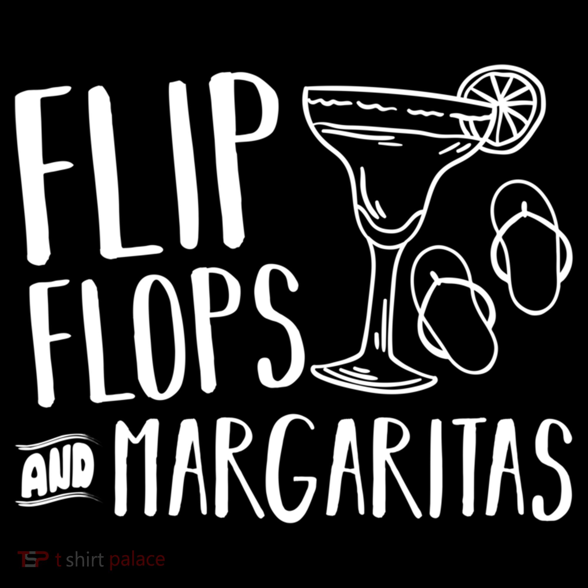 Flip Flops And Margaritas Funny Beach Summer Vacation Cool Gift Women's Hoodie