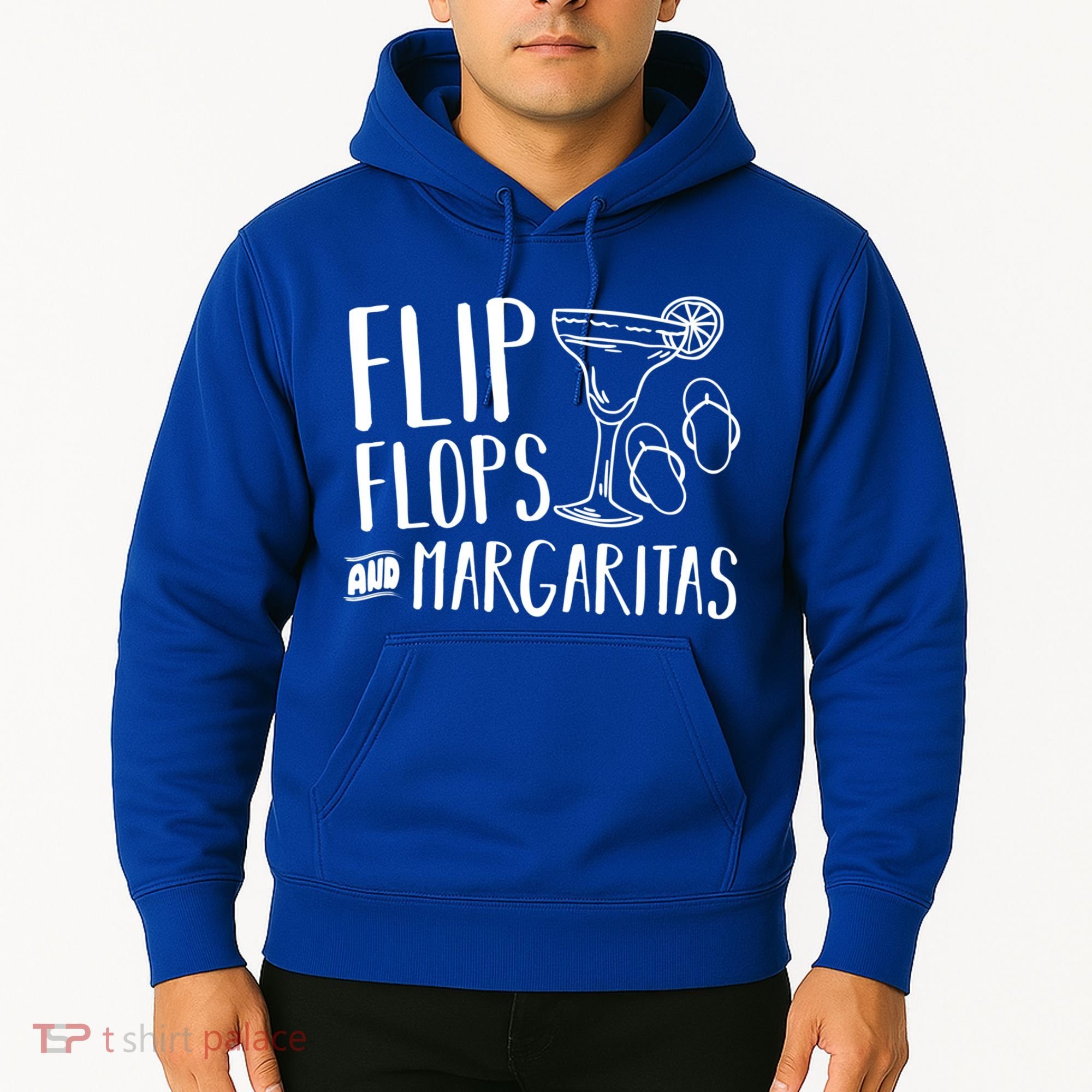 Flip Flops And Margaritas Funny Beach Summer Vacation Cool Gift Hoodie