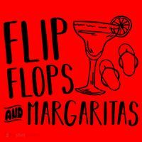Flip Flops And Margaritas Funny Beach Summer Vacation Cool Gift Santa Hat thumb 1