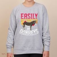Funny Farm Animal Lover Gift Donkey Women's Sweatshirt thumb 0