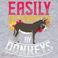 Funny Farm Animal Lover Gift Donkey Women's Sweatshirt thumb 2