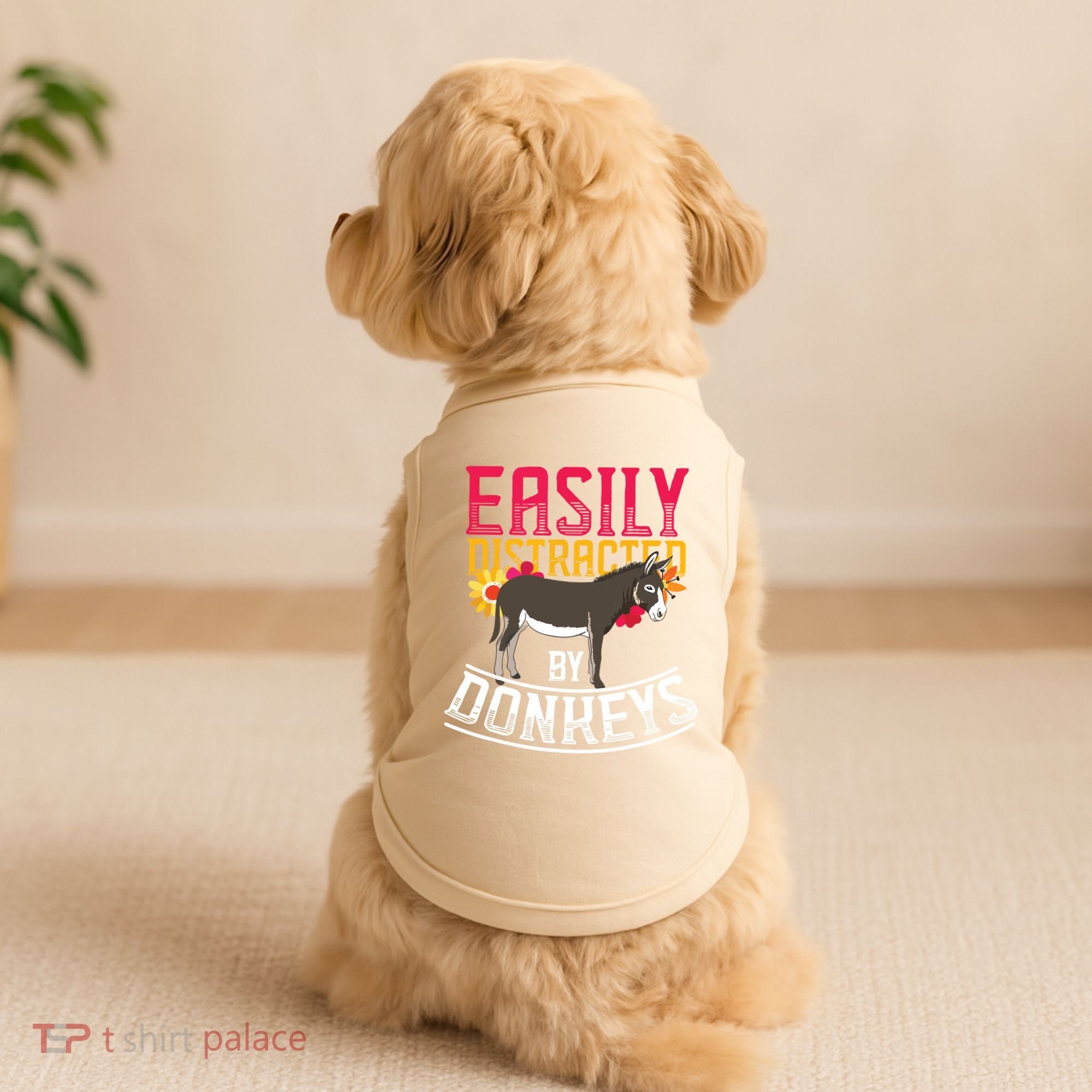 Funny Farm Animal Lover Gift Donkey Doggie Tank