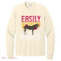 Funny Farm Animal Lover Gift Donkey Long Sleeve Shirt thumb 0