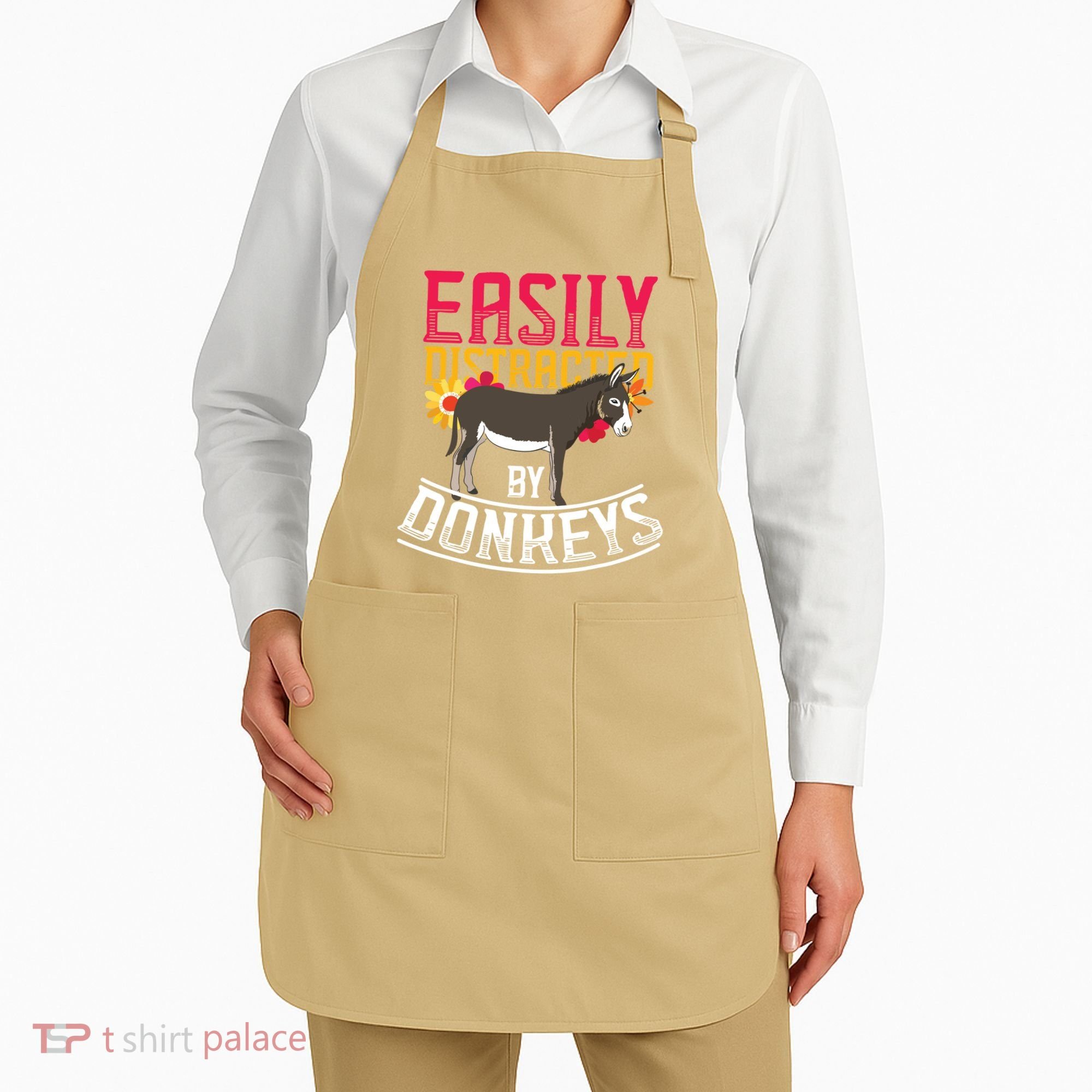 Funny Farm Animal Lover Gift Donkey Apron