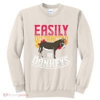 Funny Farm Animal Lover Gift Donkey Sweatshirt thumb 0