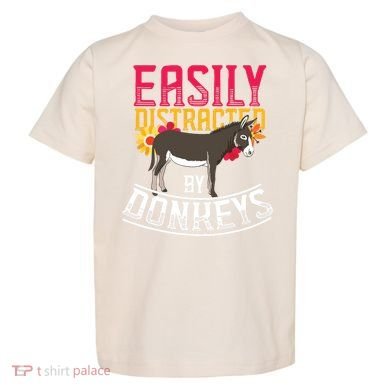 Funny Farm Animal Lover Gift Donkey Toddler T-Shirt