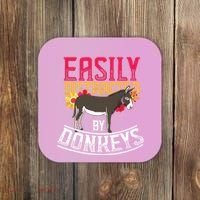 Funny Farm Animal Lover Gift Donkey Coaster thumb 0