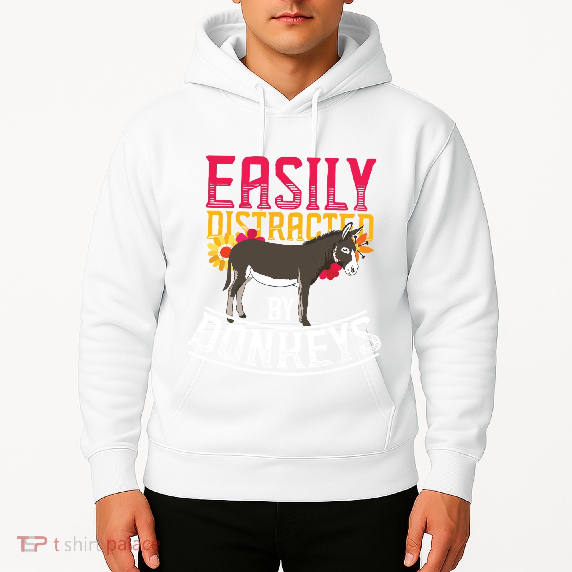 Funny Farm Animal Lover Gift Donkey Hoodie