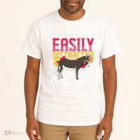 Funny Farm Animal Lover Gift Donkey Tall T-Shirt thumb 2