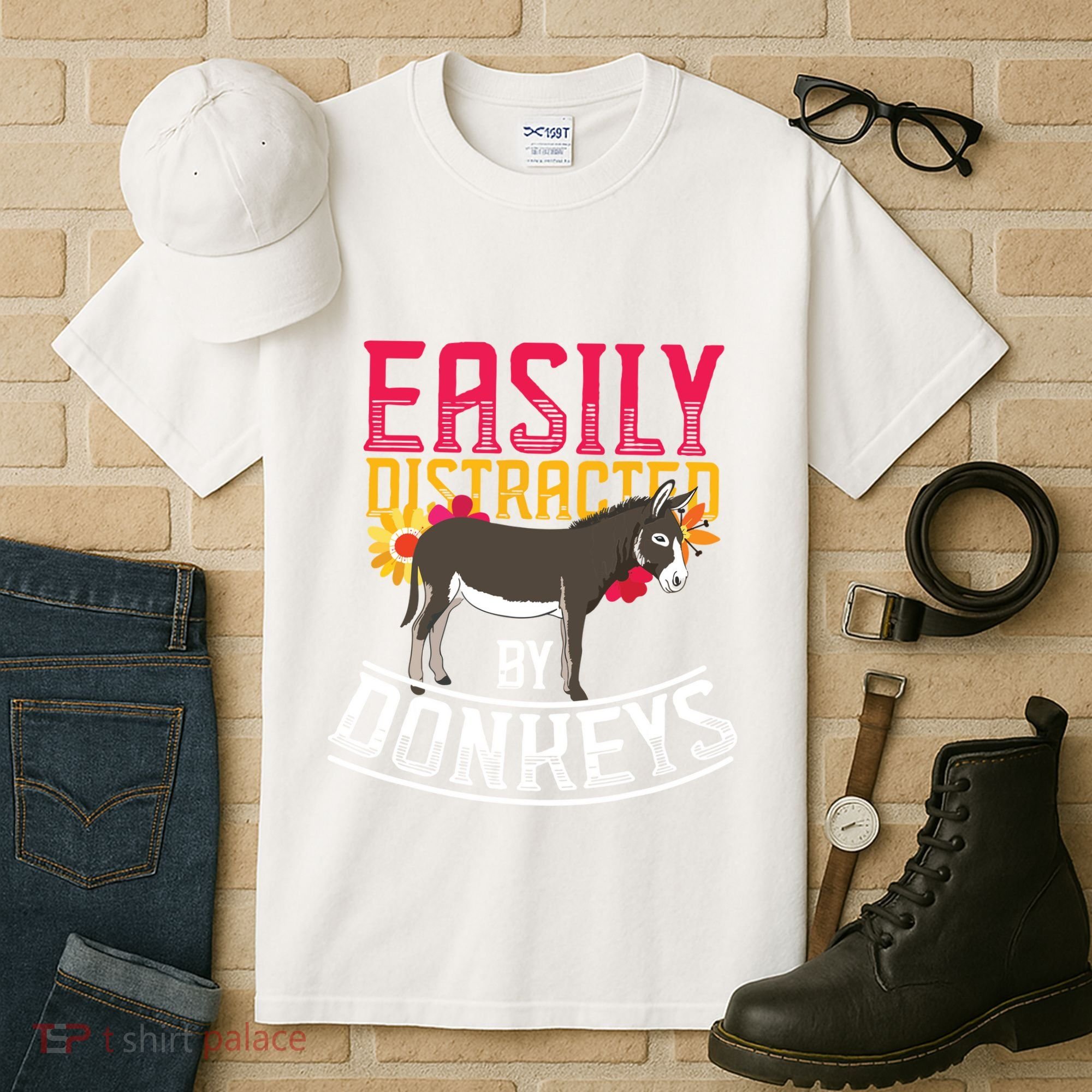 Funny Farm Animal Lover Gift Donkey Tall T-Shirt