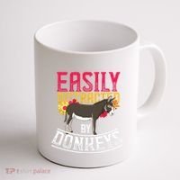 Funny Farm Animal Lover Gift Donkey Coffee Mug thumb 1