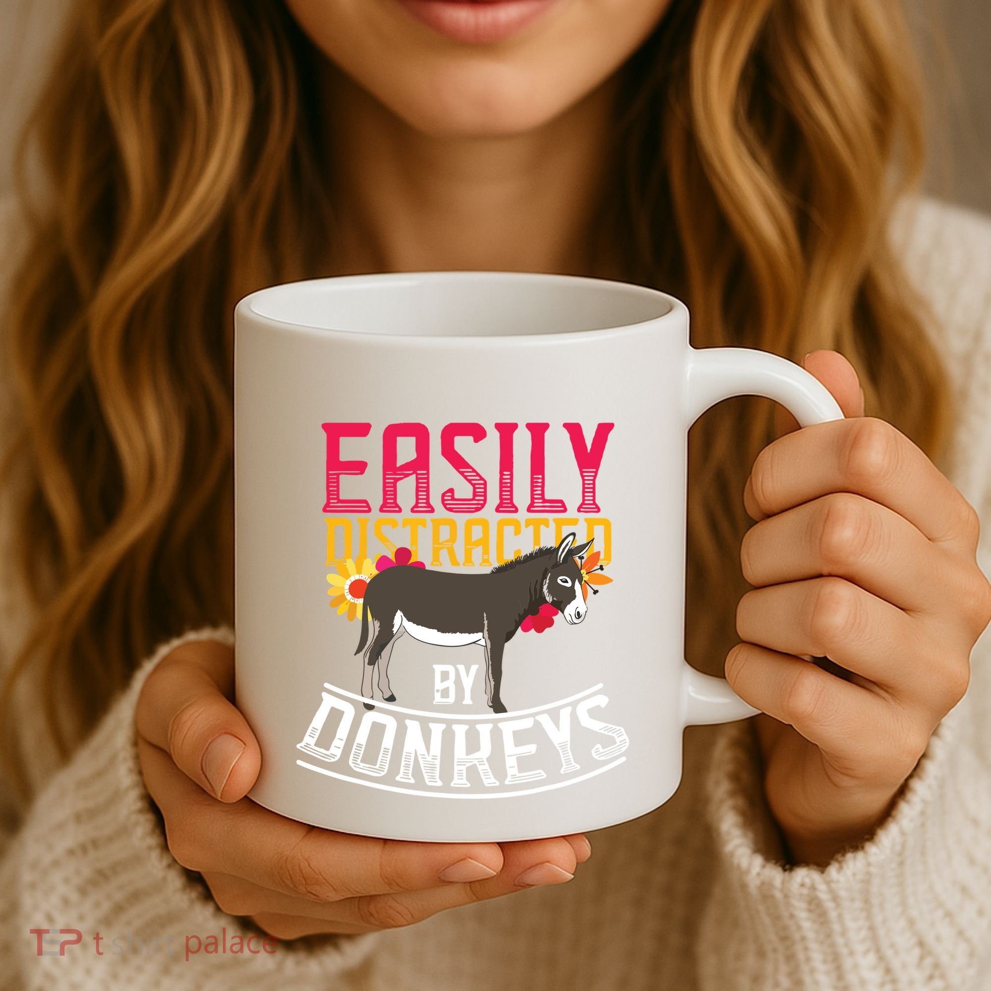Funny Farm Animal Lover Gift Donkey Coffee Mug