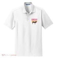 Funny Farm Animal Lover Gift Donkey Dry Zone Grid Polo thumb 0