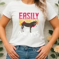 Funny Farm Animal Lover Gift Donkey Women's T-Shirt thumb 2