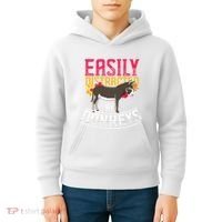 Funny Farm Animal Lover Gift Donkey Kids Hoodie thumb 4