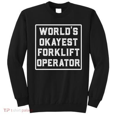 Funny Forklift Art For Women Certified Forklift Drivers Sweatshirt