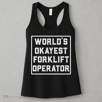 Funny Forklift Art For Women Certified Forklift Drivers Women's Tank Top thumb 3