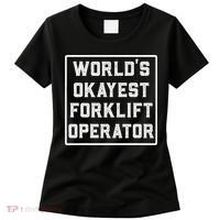 Funny Forklift Art For Women Certified Forklift Drivers Women's T-Shirt thumb 0