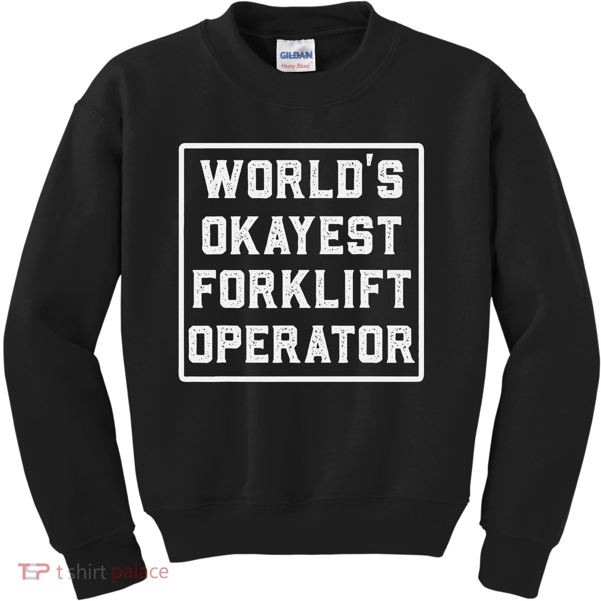 Funny Forklift Art For Women Certified Forklift Drivers Kids Sweatshirt