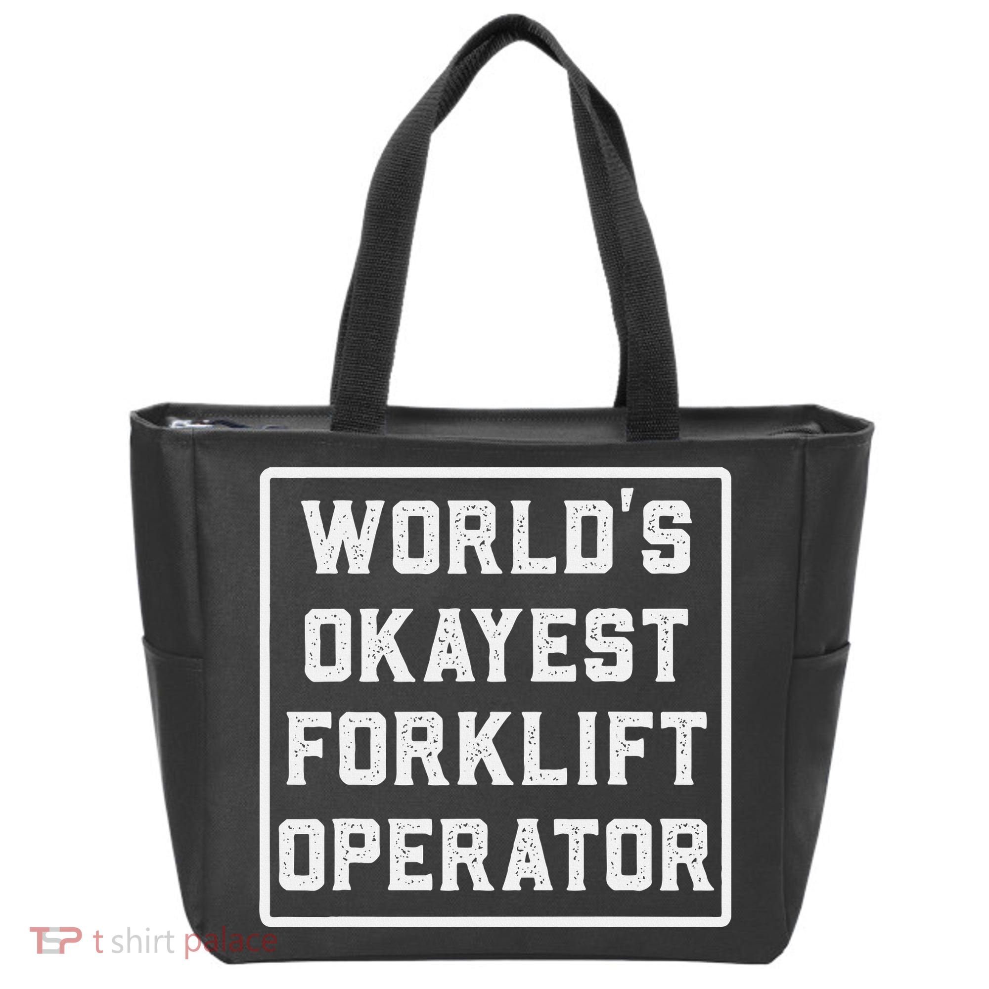 Funny Forklift Art For Women Certified Forklift Drivers Tote Bag