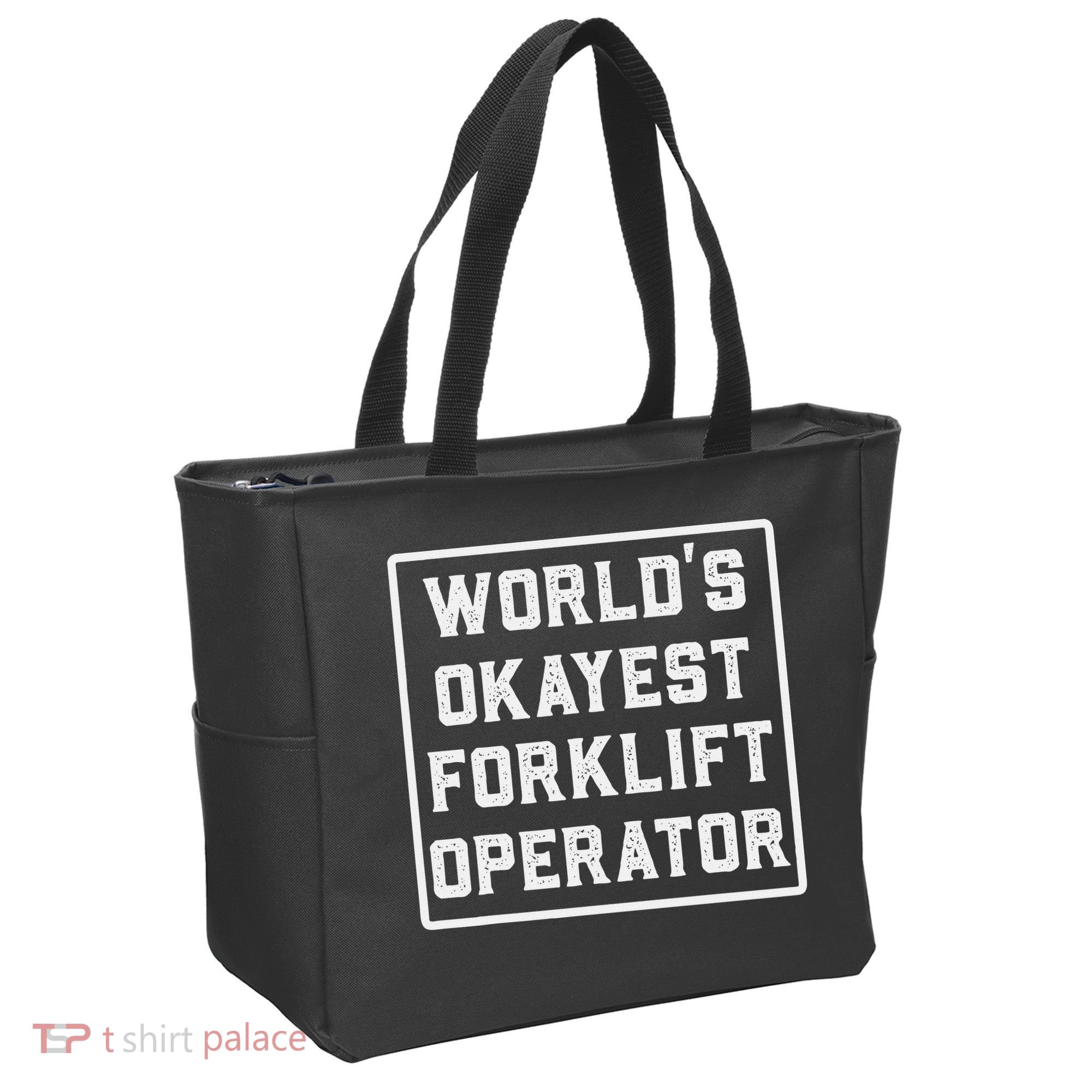 Funny Forklift Art For Women Certified Forklift Drivers Tote Bag
