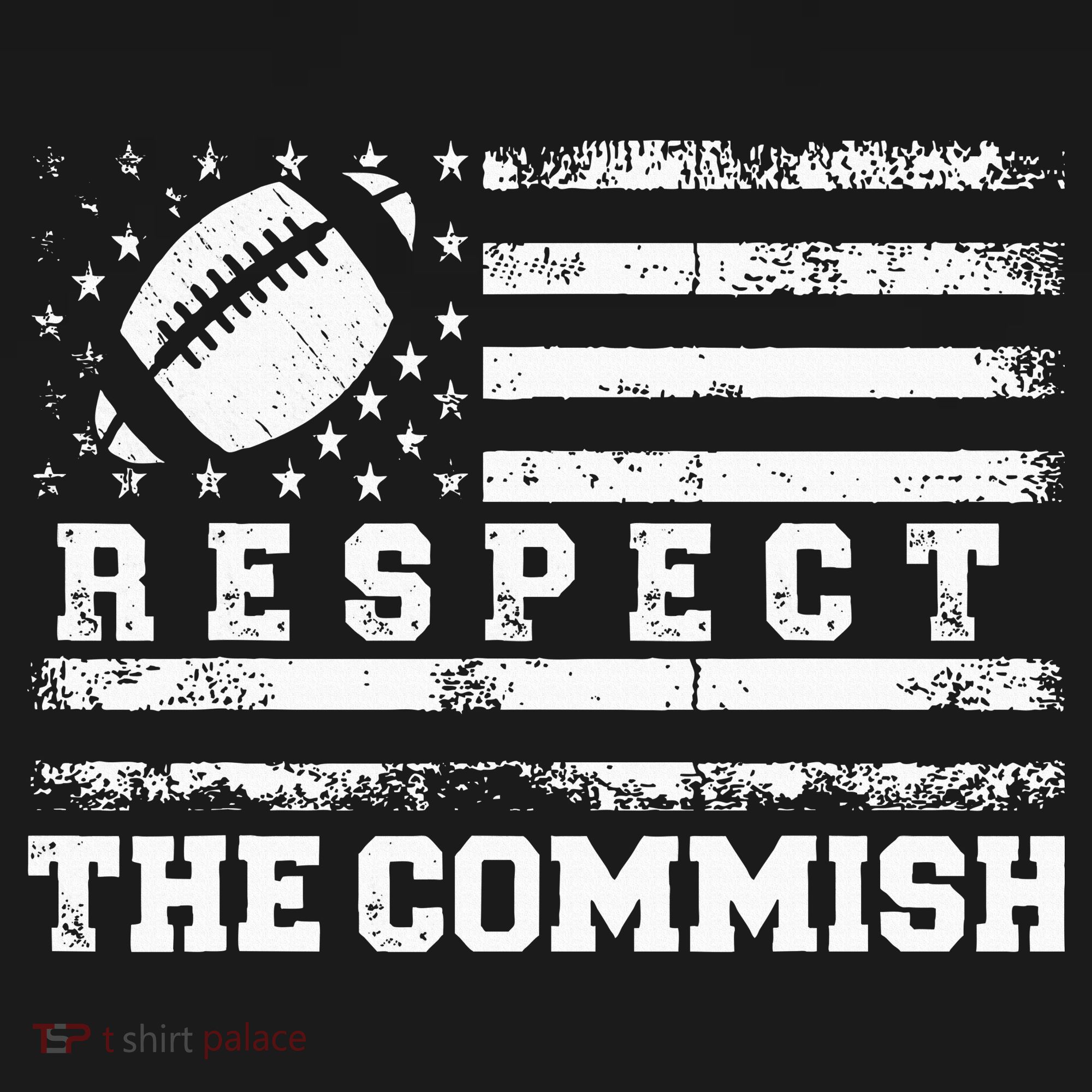 Fantasy Football American Commissioner Respect The Commish Women's Hoodie