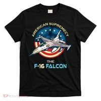 F16 Falcon American Patriotic Fighter Jet 4th Of July Flag T-Shirt thumb 0