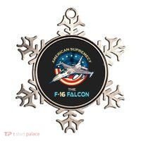 F16 Falcon American Patriotic Fighter Jet 4th Of July Flag Ornament thumb 0