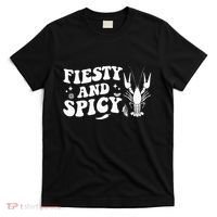 Funny Feisty And Spicy Crawfish Boil Festival Party Lobster T-Shirt thumb 0