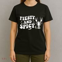 Funny Feisty And Spicy Crawfish Boil Festival Party Lobster T-Shirt thumb 4
