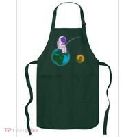 Funny Fishing Bitcoin Space Astronaut Apron thumb 0