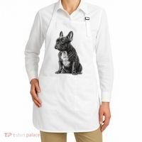 Funny French Bulldog Frenchie Black And White Apron thumb 2