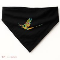 Fly Fishing Brook Trout Mayfly Graphic USA-Made Doggie Bandana thumb 0