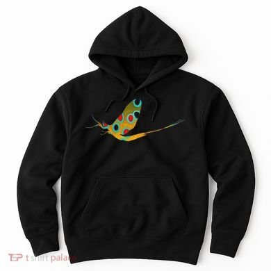 Fly Fishing Brook Trout Mayfly Graphic Hoodie