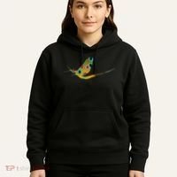 Fly Fishing Brook Trout Mayfly Graphic Hoodie thumb 5