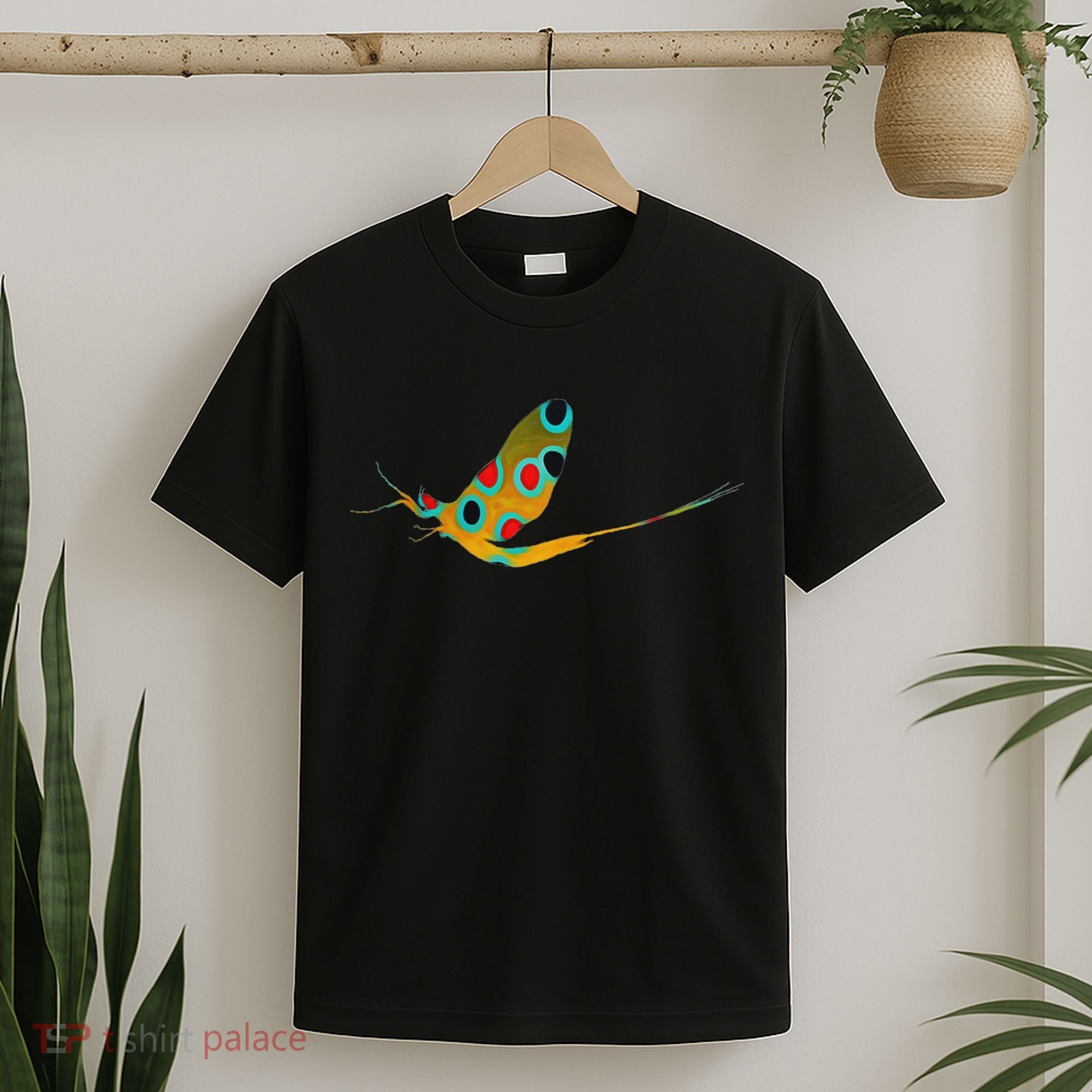 Fly Fishing Brook Trout Mayfly Graphic T-Shirt