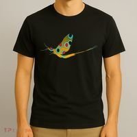 Fly Fishing Brook Trout Mayfly Graphic T-Shirt thumb 3