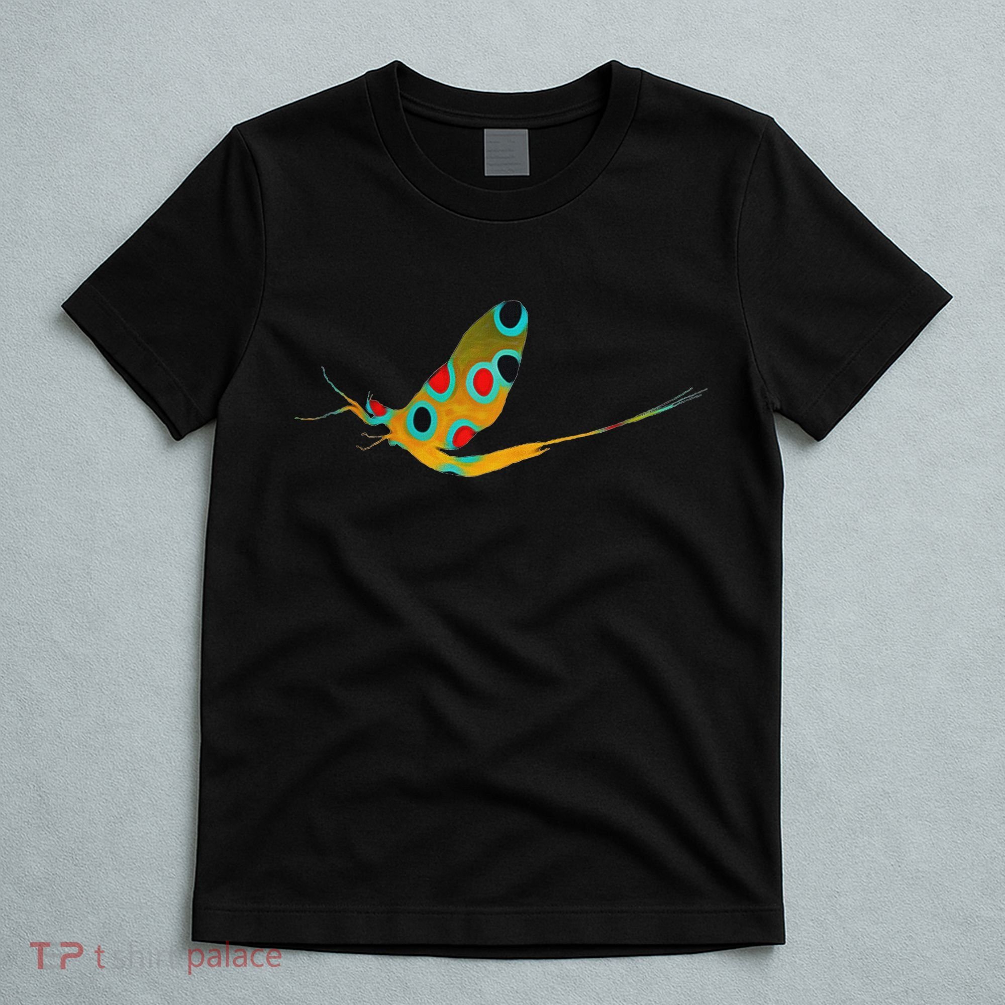 Fly Fishing Brook Trout Mayfly Graphic T-Shirt