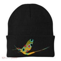 Fly Fishing Brook Trout Mayfly Graphic Beanie thumb 0