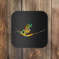 Fly Fishing Brook Trout Mayfly Graphic Coaster thumb 0