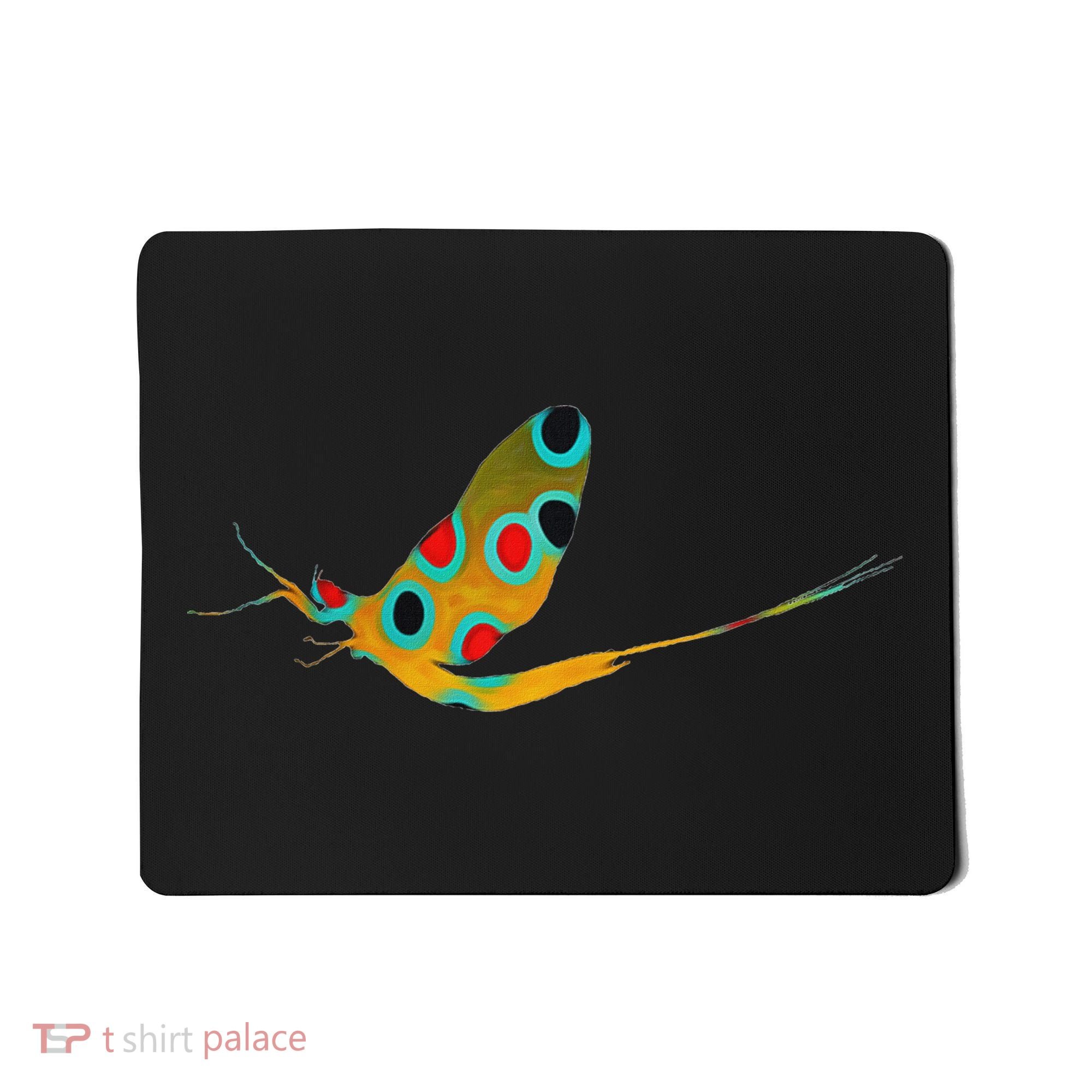 Fly Fishing Brook Trout Mayfly Graphic Mousepad