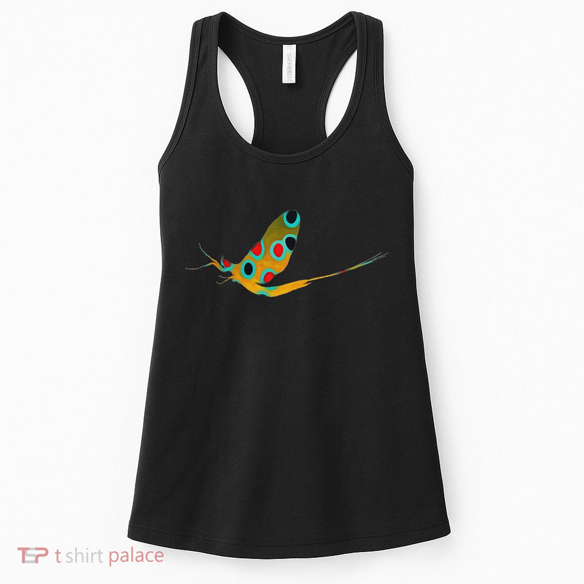Fly Fishing Brook Trout Mayfly Graphic Women's Tank Top