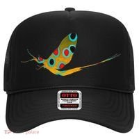 Fly Fishing Brook Trout Mayfly Graphic Hat thumb 0