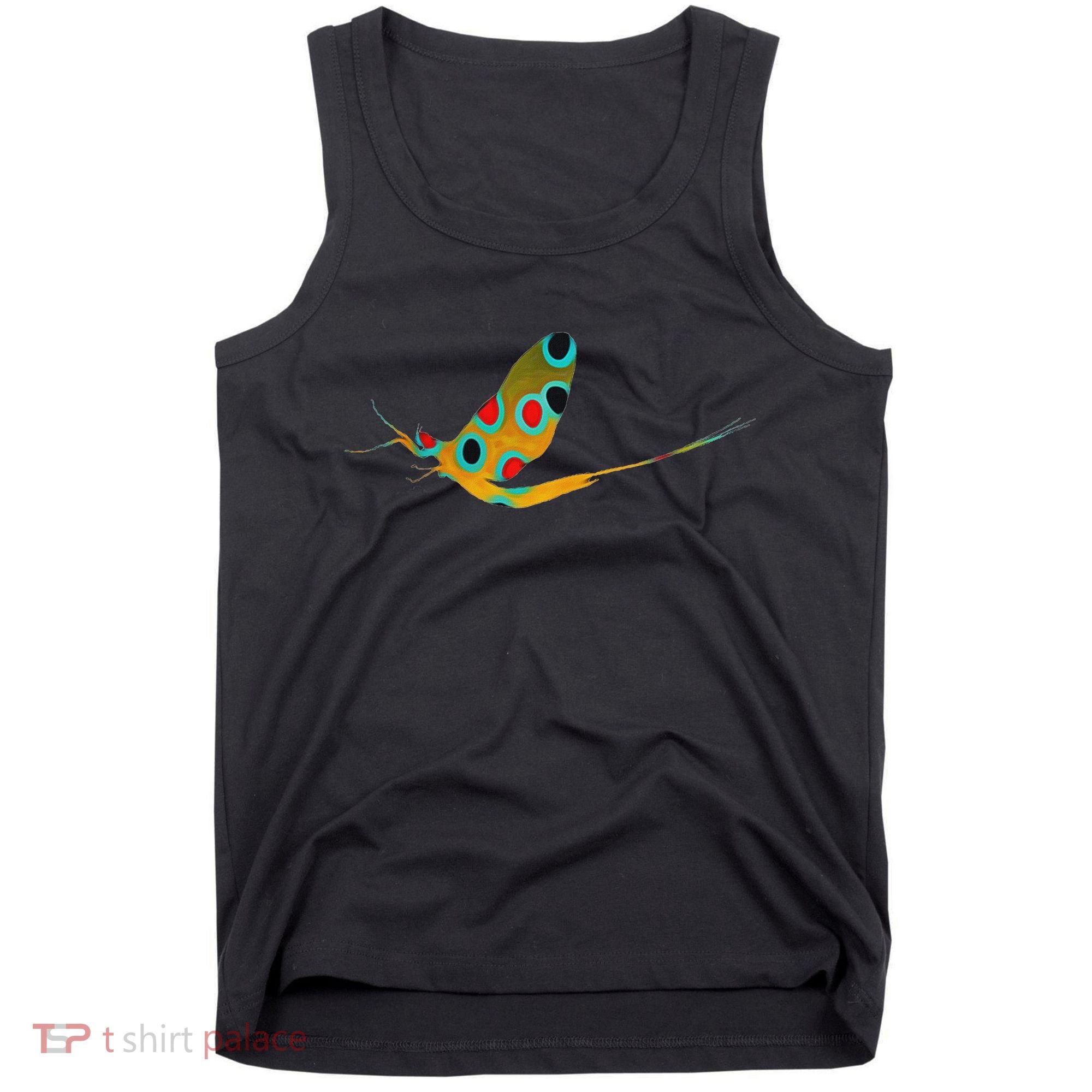 Fly Fishing Brook Trout Mayfly Graphic Tank Top