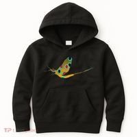 Fly Fishing Brook Trout Mayfly Graphic Kids Hoodie thumb 0
