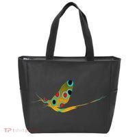 Fly Fishing Brook Trout Mayfly Graphic Tote Bag thumb 0